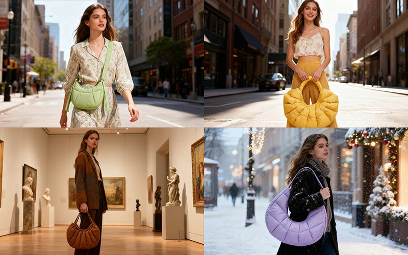 How to Choose a Puffy Bag to Add Fashionable Colors to Every Season