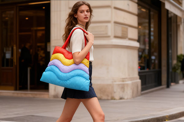 How We Enhance the Fashionability and Durability of Puffy Bags with Unique Materials