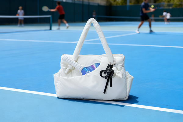 The pickleball tote bag is a perfect combination of sports and fashion