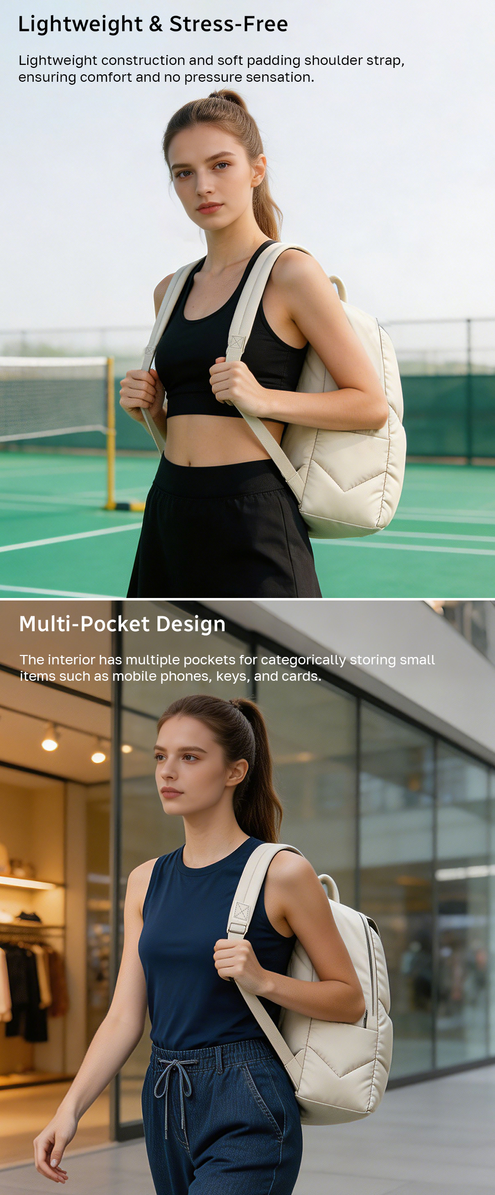 JoyMove Cloud Puffy Backpack PBP-0099 Features