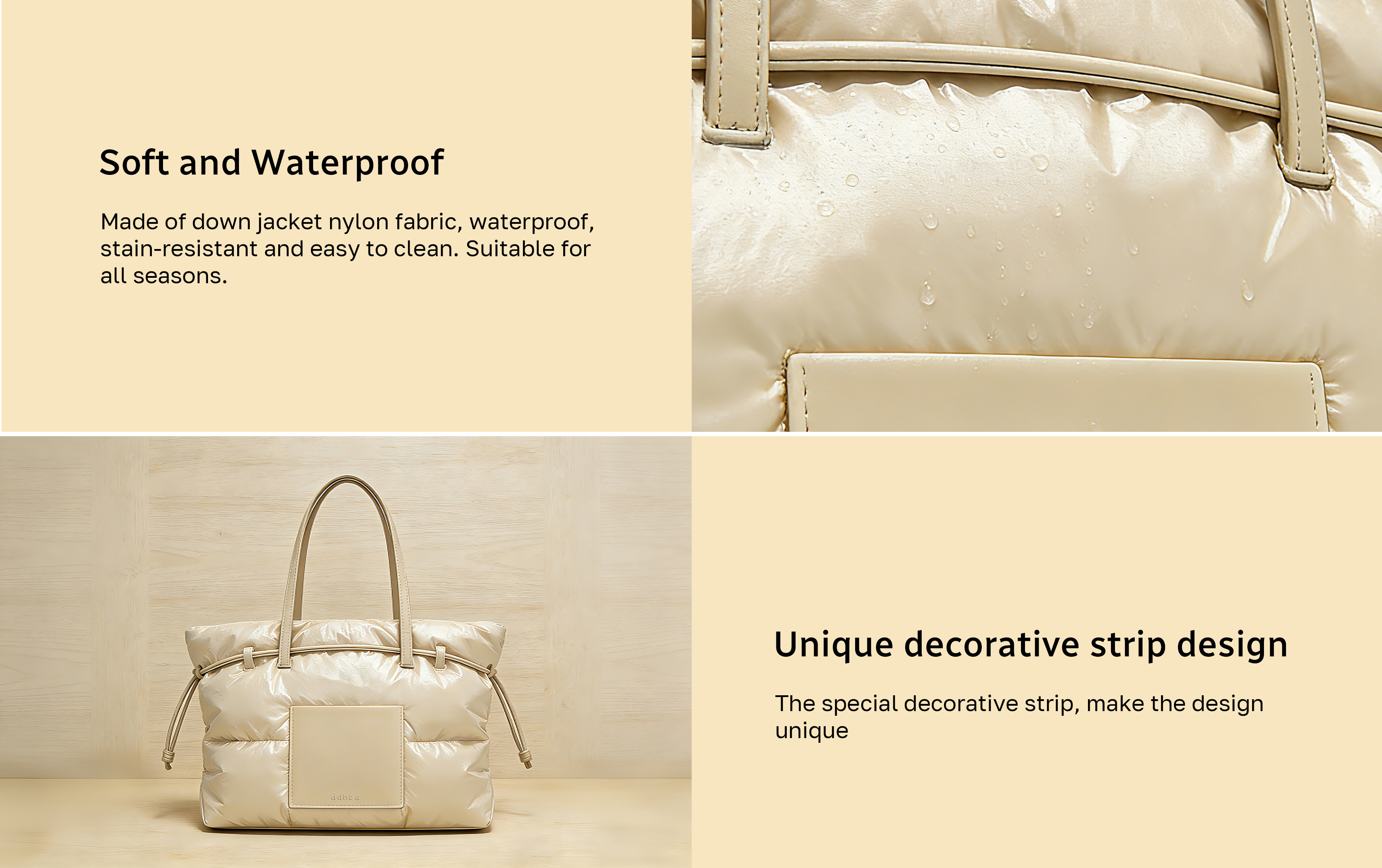 Lumina All-Day Tote Bag PTB-0331 Features