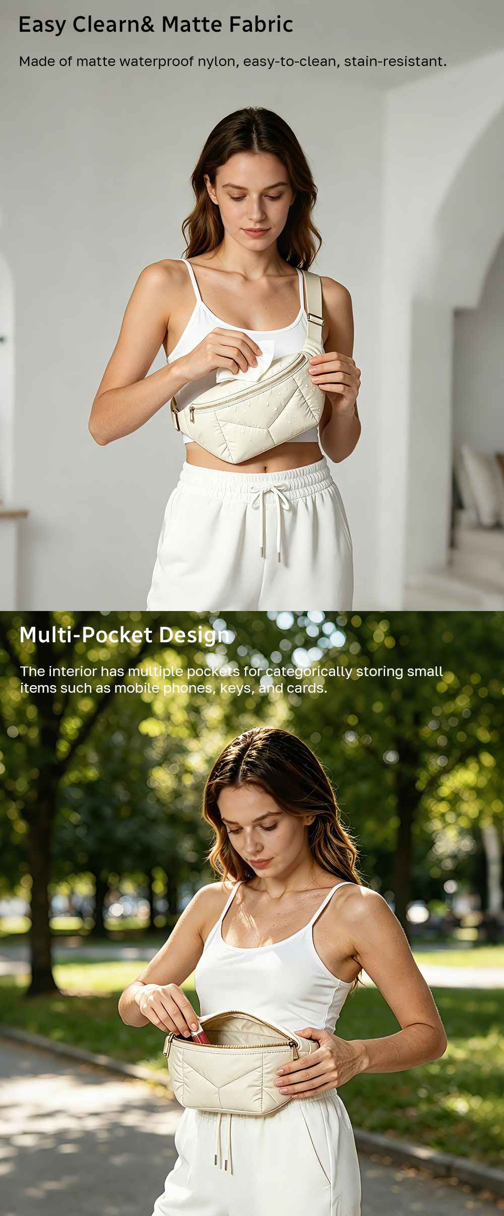 JoyMove Cloud Puffy Waist Bag PWB-0009 Features